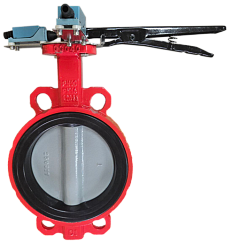 Затвор дисковый межфланцевый Зт100/1.6-УФ.УХЛ4-"Аква-Гефест" с ручкой