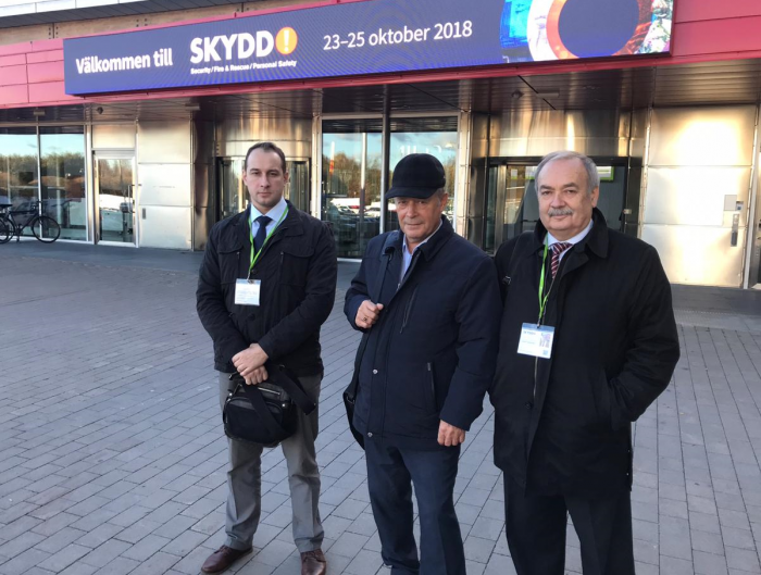 Участие в Международной пожарной выставке SKYDD 2018 в Стокгольме (Швеция)