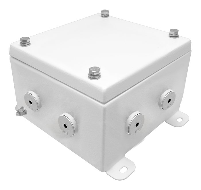 Коробка монтажная распределительная IP66(Р) с резиновыми кабельными вводами