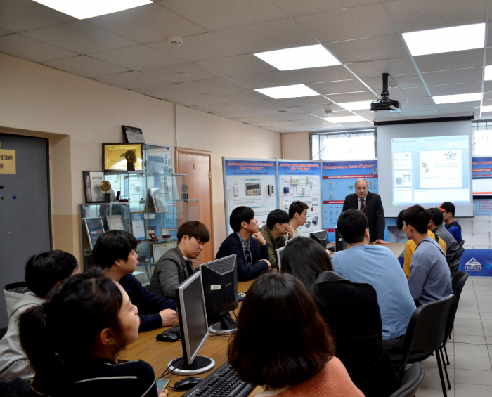 ГК "Гефест" посетила делегация студентов из Южной Кореи, 2017 год