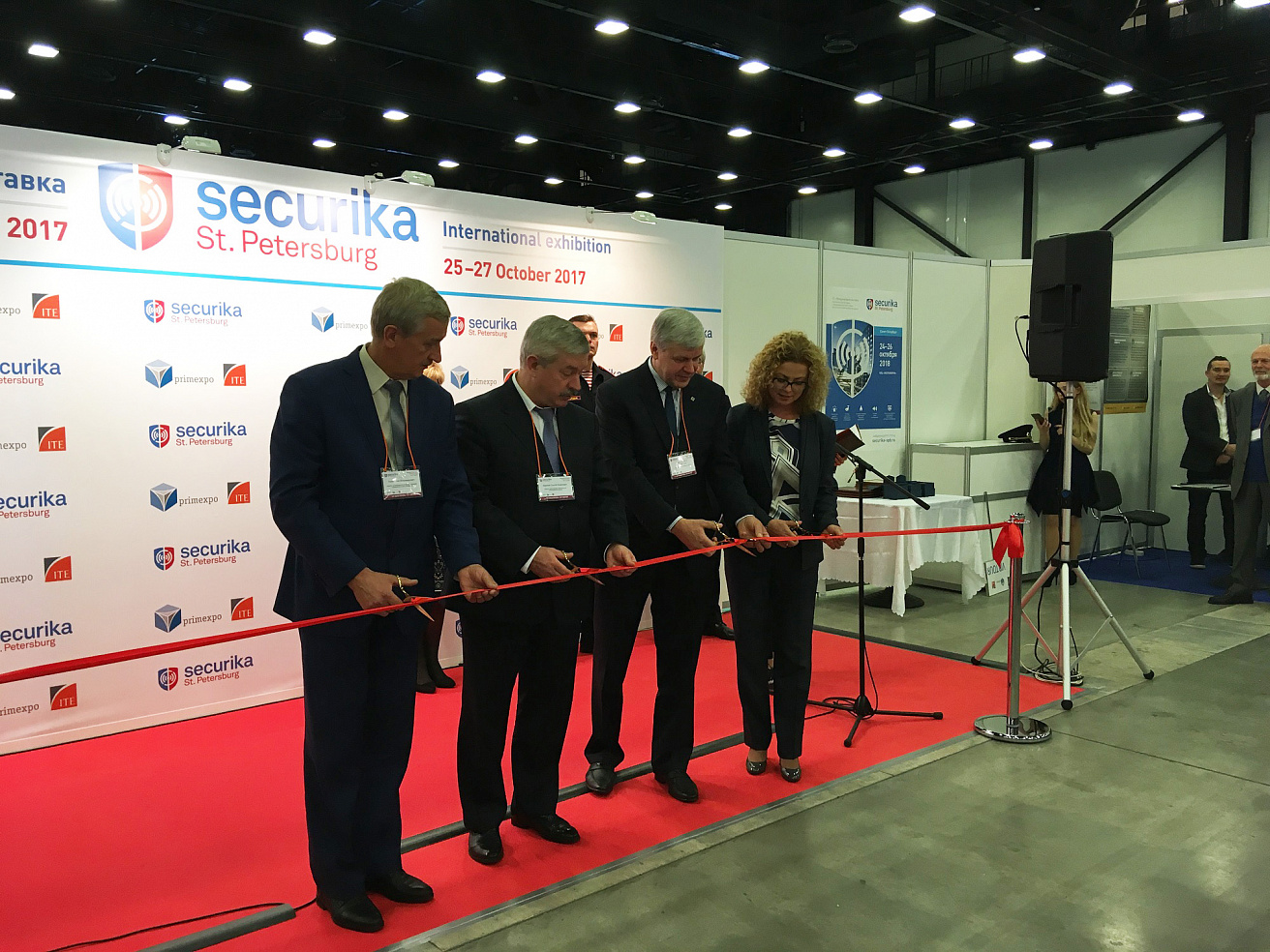 Церемония открытия выставки MIPS/Securika Moscow-2017